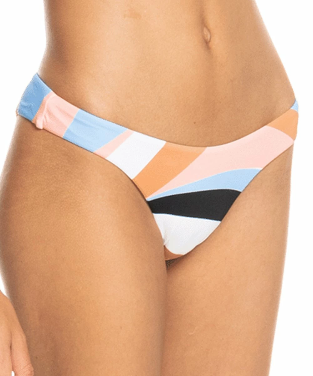 Buy ✨ Roxy Bright White Paradiso Stripe 👙 Bikini Bottoms - Juniors 🤩 2 Buy ✨ Roxy Bright White Paradiso Stripe 👙 Bikini Bottoms - Juniors 🤩 - Image 2