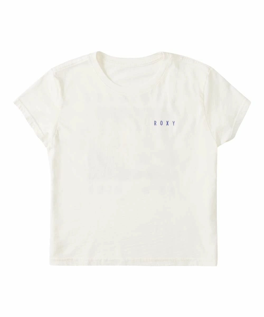 Best Sale 🔔 Roxy White 'Sunshine On My Mind' Logo Tee - 👧 Girls 🎁 2 Best Sale 🔔 Roxy White 'Sunshine On My Mind' Logo Tee - 👧 Girls 🎁 - Image 2