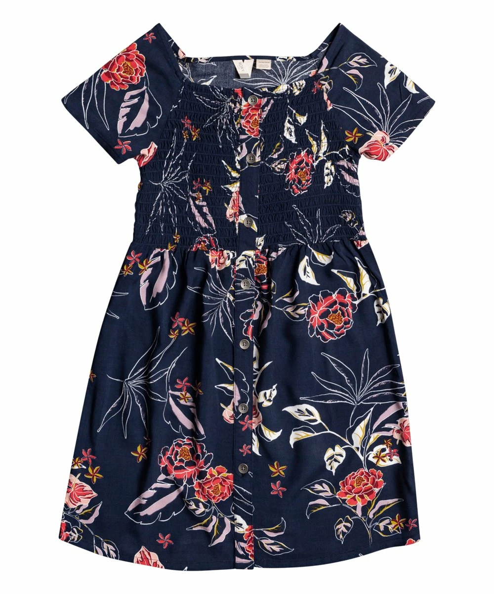 Cheap ๐ Roxy Mood Indigo & Red Floral Short-Sleeve A-Line ๐ Dress - ๐ง Girls ๐ฅฐ 1 Cheap ๐ Roxy Mood Indigo & Red Floral Short-Sleeve A-Line ๐ Dress - ๐ง Girls ๐ฅฐ