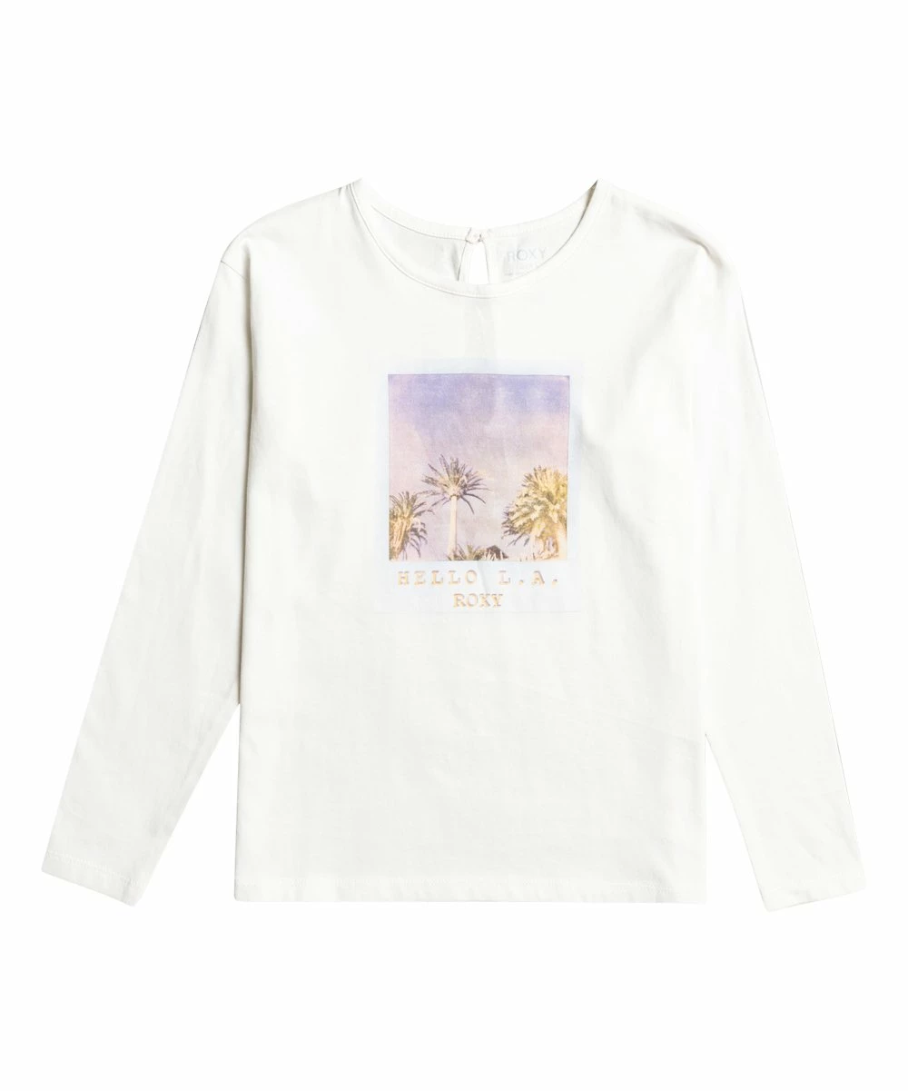 Promo ๐ฅฐ Roxy Snow White 'Hello LA' Long-Sleeve Tee - ๐ง Girls ๐ 2 Promo ๐ฅฐ Roxy Snow White 'Hello LA' Long-Sleeve Tee - ๐ง Girls ๐ - Image 2