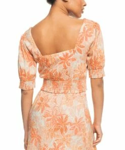 Flash Sale ✔️ Roxy Tapioca Pure Sunshine Puff-Sleeve Square Neck Crop Top - Juniors ✔️ 9 Flash Sale ✔️ Roxy Tapioca Pure Sunshine Puff-Sleeve Square Neck Crop Top - Juniors ✔️ -Hot Sale Roxy Shop zu101012521 alt 3 tm1638646637