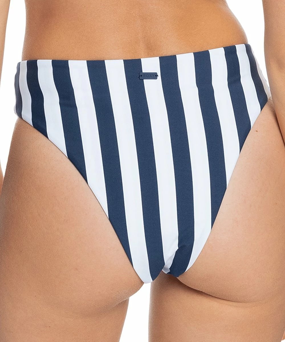 Cheapest 😍 Roxy Mood Indigo Stripe High-Rise 👙 Bikini Bottoms - Juniors 🔔 3 Cheapest 😍 Roxy Mood Indigo Stripe High-Rise 👙 Bikini Bottoms - Juniors 🔔 - Image 3