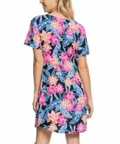 Buy 🌟 Roxy Anthracite Multicolor Tropical Short-Sleeve Square Neck 👗 Dress - Juniors 🔔 7 Buy 🌟 Roxy Anthracite Multicolor Tropical Short-Sleeve Square Neck 👗 Dress - Juniors 🔔 -Hot Sale Roxy Shop zu101873070 alt 2 tm1638645387