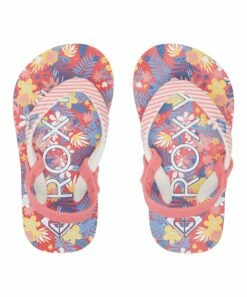 Best reviews of 😀 Roxy Pink & Boysenberry Floral Pebbles Heel-Strap 🩴 Sandal - 👧 Girls 🔔 -Hot Sale Roxy Shop zu101915037 alt 3 tm1638994380