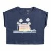 Cheap 🥰 Roxy Mood Indigo Palm Tree Sunset Organic Cotton Cut-Off Tee - 👧 Girls 😀