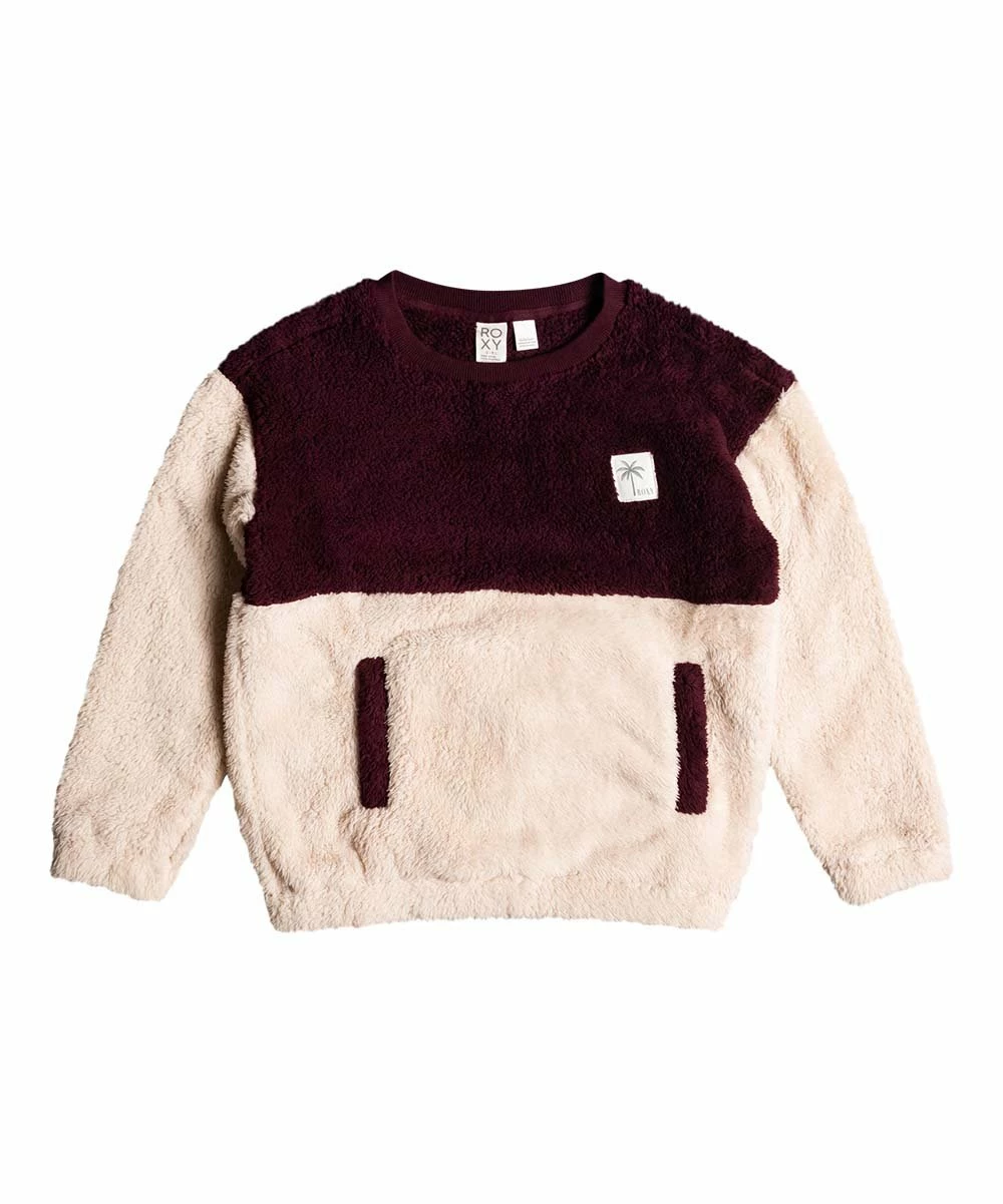 Buy ๐งจ Roxy Tapioca & Brown Color Block Polar Fleece Sweatshirt - ๐ง Girls ๐ 1 Buy ๐งจ Roxy Tapioca & Brown Color Block Polar Fleece Sweatshirt - ๐ง Girls ๐