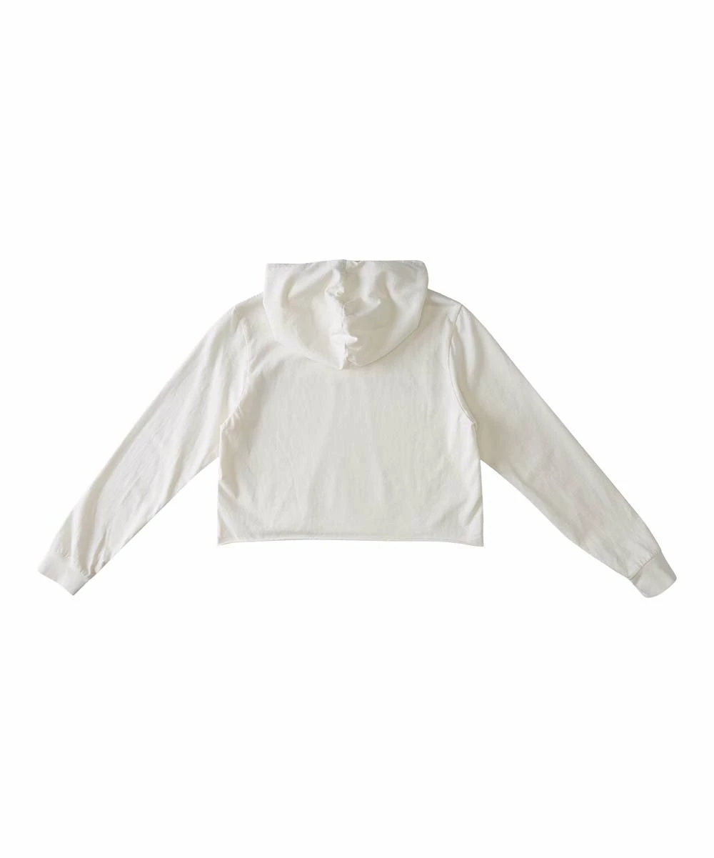 Wholesale ๐ Roxy Snow White Stripe Heart Cropped Lightweight Hoodie - ๐ง Girls ๐ 2 Wholesale ๐ Roxy Snow White Stripe Heart Cropped Lightweight Hoodie - ๐ง Girls ๐ - Image 2