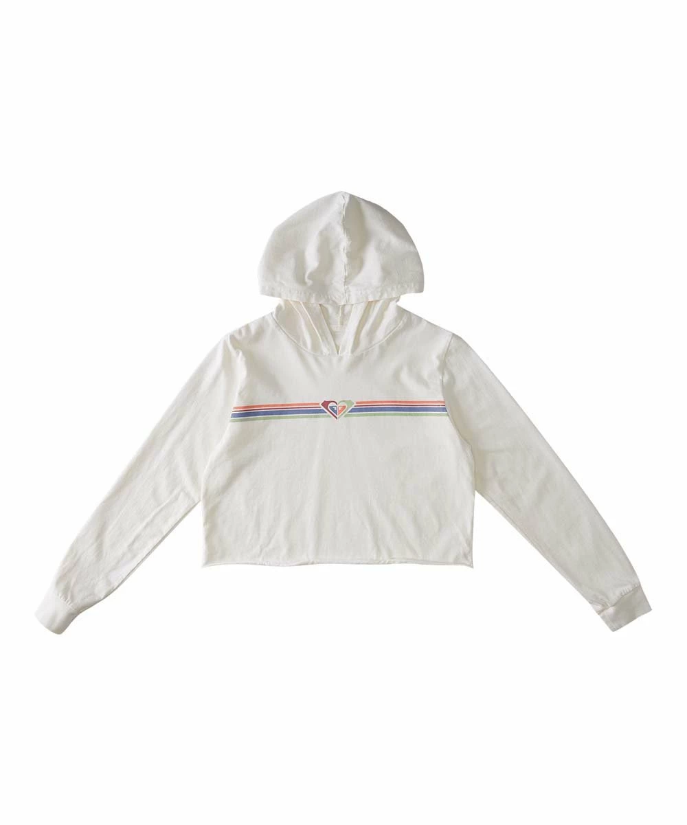 Wholesale ๐ Roxy Snow White Stripe Heart Cropped Lightweight Hoodie - ๐ง Girls ๐ 1 Wholesale ๐ Roxy Snow White Stripe Heart Cropped Lightweight Hoodie - ๐ง Girls ๐