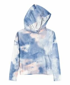 Cheapest 😉 Roxy True Navy Watercolor Lightweight Hoodie - 👧 Girls 🛒