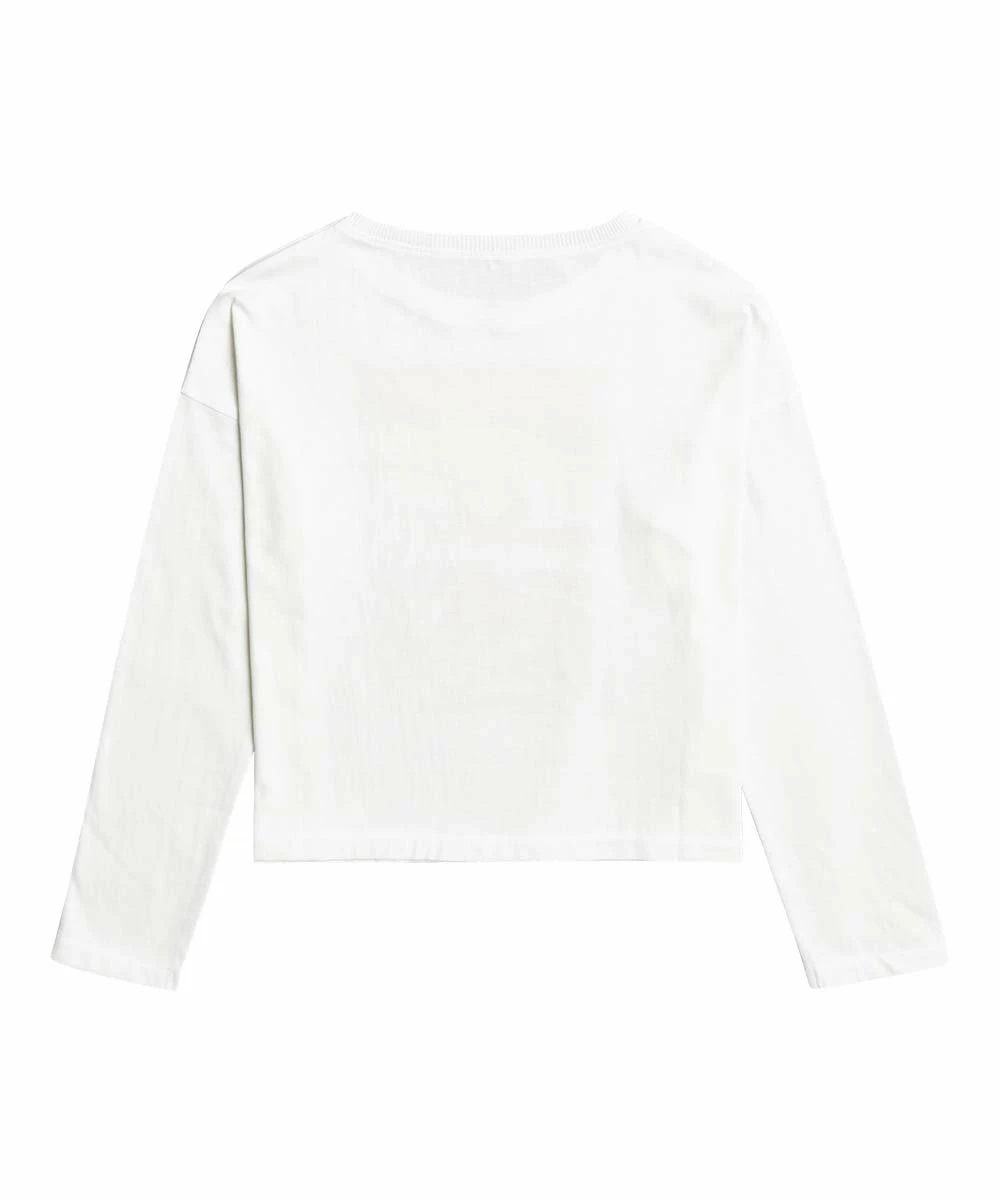 Best Sale 🤩 Roxy Snow White & Pink Scenic Desert Organic Cotton Long-Sleeve Tee - 👧 Girls ✨ 2 Best Sale 🤩 Roxy Snow White & Pink Scenic Desert Organic Cotton Long-Sleeve Tee - 👧 Girls ✨ - Image 2