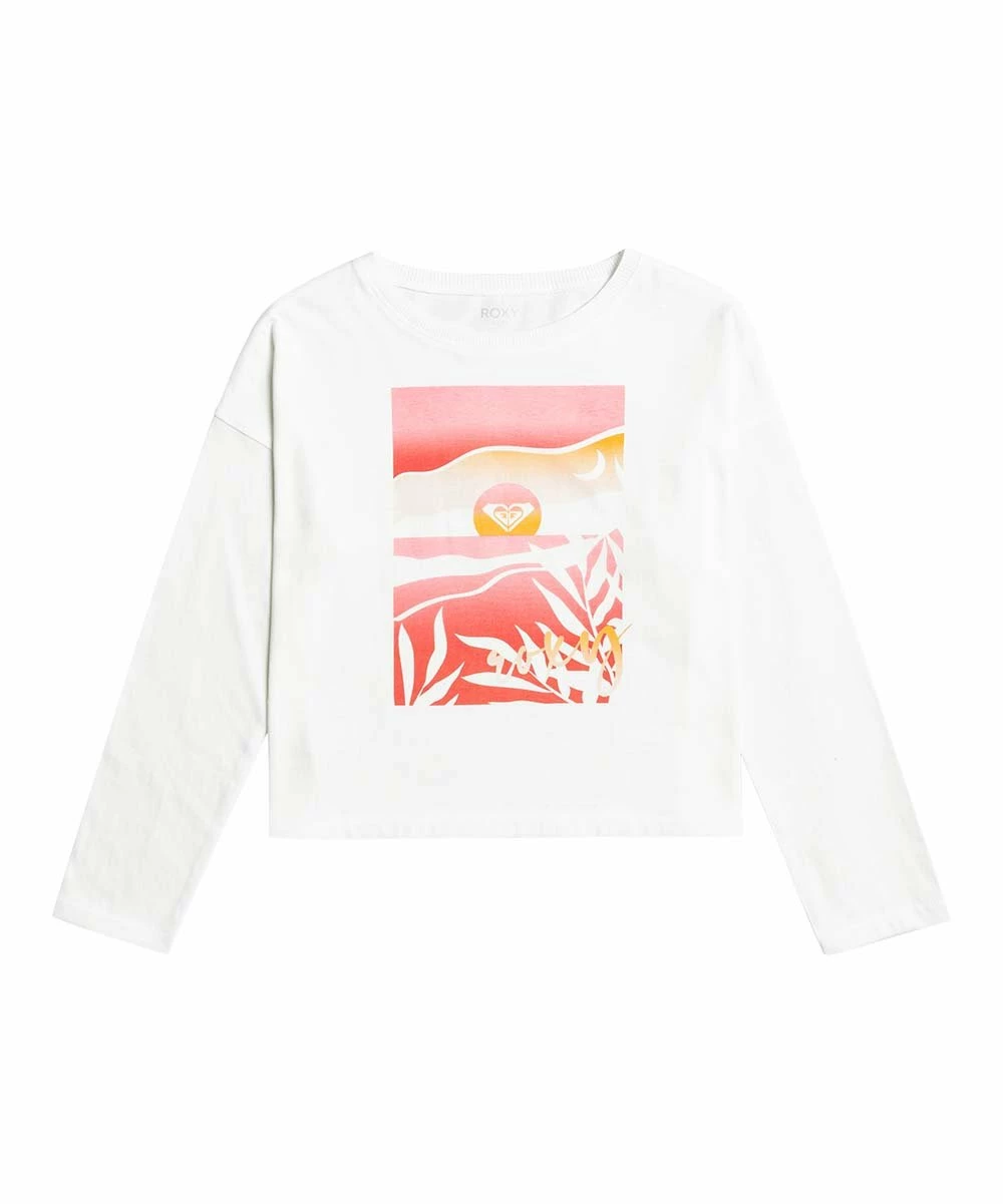 Best Sale 🤩 Roxy Snow White & Pink Scenic Desert Organic Cotton Long-Sleeve Tee - 👧 Girls ✨ 1 Best Sale 🤩 Roxy Snow White & Pink Scenic Desert Organic Cotton Long-Sleeve Tee - 👧 Girls ✨
