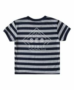 Discount 🌟 Roxy White & Indigo Stripe Logo 'Sea Spirit' Tee - 👧 Girls 🧨