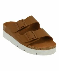 Outlet ❤️ BEAST Brown Double-Strap Roxi 🩴 Sandal - 👩 Women ✔️