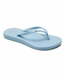 Wholesale 🎉 Roxy Light Blue Antilles Flip-Flop - 👧 Girls 👍