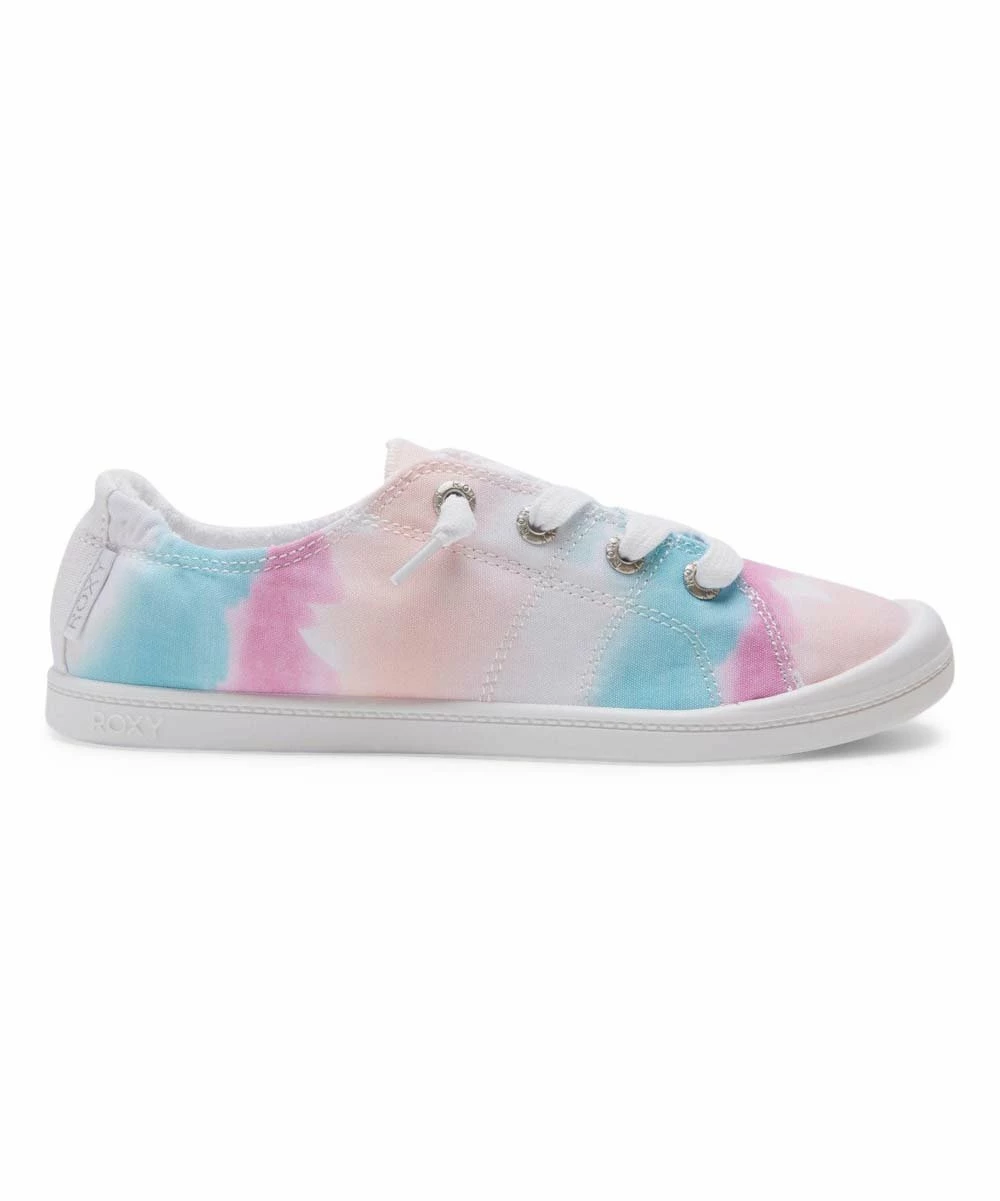 Best Pirce ✨ Roxy Pink & Blue Tie-Dye Gradient Bayshore Slip-On 👟 Sneaker - 👩 Women 😍 2 Best Pirce ✨ Roxy Pink & Blue Tie-Dye Gradient Bayshore Slip-On 👟 Sneaker - 👩 Women 😍 - Image 2