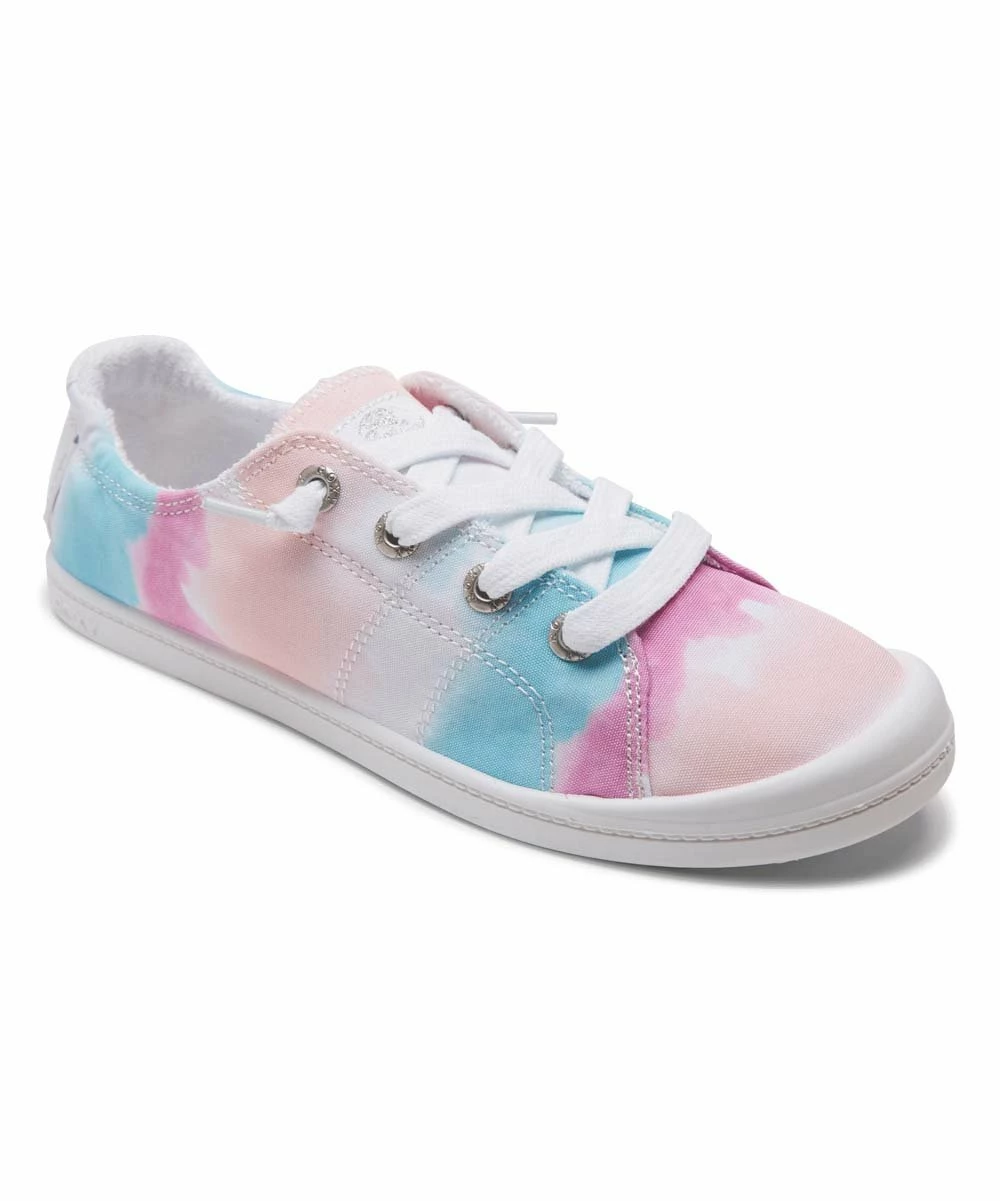 Best Pirce ✨ Roxy Pink & Blue Tie-Dye Gradient Bayshore Slip-On 👟 Sneaker - 👩 Women 😍 1 Best Pirce ✨ Roxy Pink & Blue Tie-Dye Gradient Bayshore Slip-On 👟 Sneaker - 👩 Women 😍