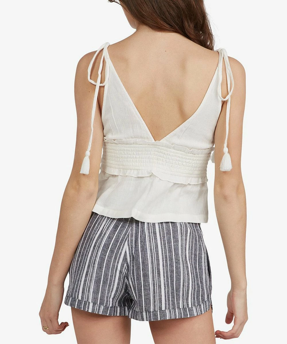 Coupon 😍 Roxy Anthracite Stripe Dolphin-Cuff New Impossible Shorts - Juniors ✔️ 2 Coupon 😍 Roxy Anthracite Stripe Dolphin-Cuff New Impossible Shorts - Juniors ✔️ - Image 2