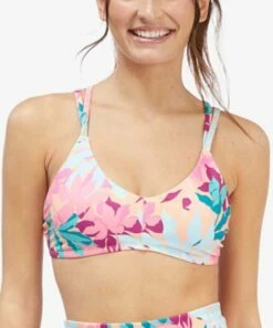 Best Pirce 🥰 Roxy Cantaloupe Tropical Kaileo Sports Bra 😉 -Hot Sale Roxy Shop zu105572151 alt 2 tm1653328413