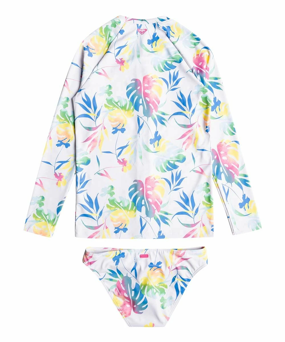 Promo ๐ Roxy Bright White Good Romance Long-Sleeve Rashguard Set - ๐ง Girls โค๏ธ 2 Promo ๐ Roxy Bright White Good Romance Long-Sleeve Rashguard Set - ๐ง Girls โค๏ธ - Image 2