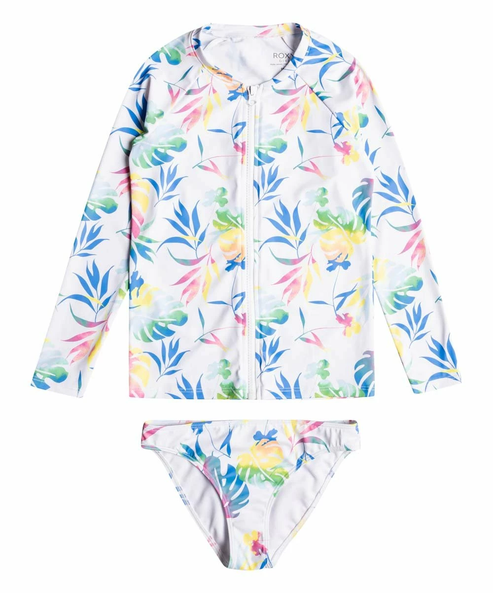 Promo ๐ Roxy Bright White Good Romance Long-Sleeve Rashguard Set - ๐ง Girls โค๏ธ 1 Promo ๐ Roxy Bright White Good Romance Long-Sleeve Rashguard Set - ๐ง Girls โค๏ธ