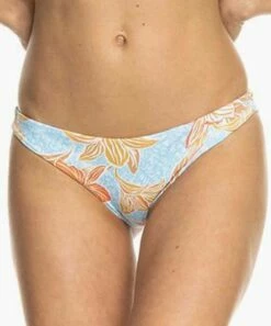 Promo 👍 Roxy Cool Blue Island In The Sun Cheeky 👙 Bikini Bottoms - Juniors 🎁