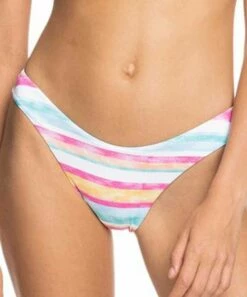 Discount ๐ Roxy Bright White Island In The Sun Cheeky ๐ Bikini Bottoms - Juniors ๐