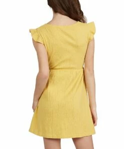 Coupon ๐ Roxy Ochre Lace-Up V-Neck Born In Paradise Flutter-Sleeve ๐ Dress - Juniors ๐งจ 7 Coupon ๐ Roxy Ochre Lace-Up V-Neck Born In Paradise Flutter-Sleeve ๐ Dress - Juniors ๐งจ -Hot Sale Roxy Shop zu105581069 alt 2 tm1657287529