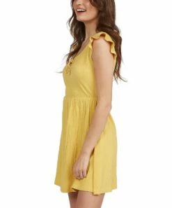 Coupon ๐ Roxy Ochre Lace-Up V-Neck Born In Paradise Flutter-Sleeve ๐ Dress - Juniors ๐งจ 6 Coupon ๐ Roxy Ochre Lace-Up V-Neck Born In Paradise Flutter-Sleeve ๐ Dress - Juniors ๐งจ -Hot Sale Roxy Shop zu105581069 alt 3 tm1657287529