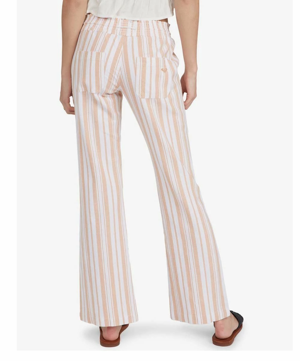 Brand new ❤️ Roxy Toast Paradise Oceanside Stripe Flare Pants - Juniors ✔️ 3 Brand new ❤️ Roxy Toast Paradise Oceanside Stripe Flare Pants - Juniors ✔️ - Image 3