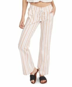 Brand new โค๏ธ Roxy Toast Paradise Oceanside Stripe Flare Pants - Juniors โ๏ธ