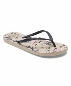 Coupon ✨ Roxy Gold & Cream Bermuda Flip-Flop - 👩 Women 🎉