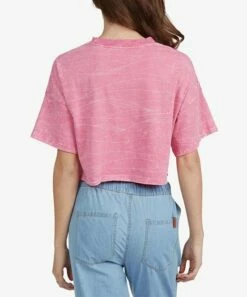 Buy ✔️ Roxy Pink Guava Washed Waves Oversize Tee - Juniors 🎁 -Hot Sale Roxy Shop zu105581763 alt 1 tm1653328413