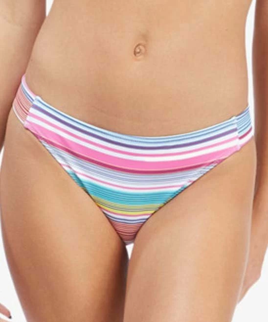 Best deal 🔔 Roxy Bright White Tropical Stripe Active Sporty 👙 Bikini Bottoms - Juniors ✔️ 3 Best deal 🔔 Roxy Bright White Tropical Stripe Active Sporty 👙 Bikini Bottoms - Juniors ✔️ - Image 3