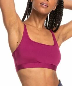 Discount 👍 Roxy Boysenberry Feel Like Me Sports Bra 🌟 -Hot Sale Roxy Shop zu105581938 alt 2 tm1653328413