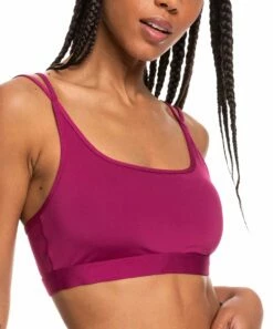 Discount ๐ Roxy Boysenberry Feel Like Me Sports Bra ๐