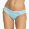 Promo 🌟 Roxy Cool Blue Beach Classics Hipster Lace-Up 👙 Bikini Bottoms - Juniors 😉