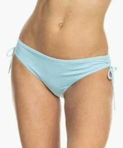 Promo 🌟 Roxy Cool Blue Beach Classics Hipster Lace-Up 👙 Bikini Bottoms - Juniors 😉