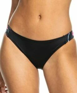 Buy ⭐ Roxy Anthracite Floral Active Sporty 👙 Bikini Bottoms - Juniors ⌛