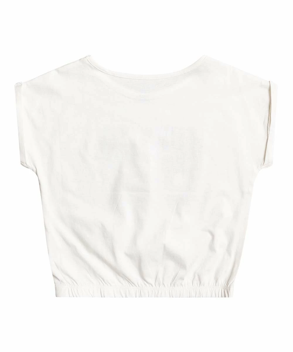 Buy ๐ Roxy Snow White Everything I Want Elasticated Crewneck Tee - ๐ง Girls ๐ฅฐ 2 Buy ๐ Roxy Snow White Everything I Want Elasticated Crewneck Tee - ๐ง Girls ๐ฅฐ - Image 2