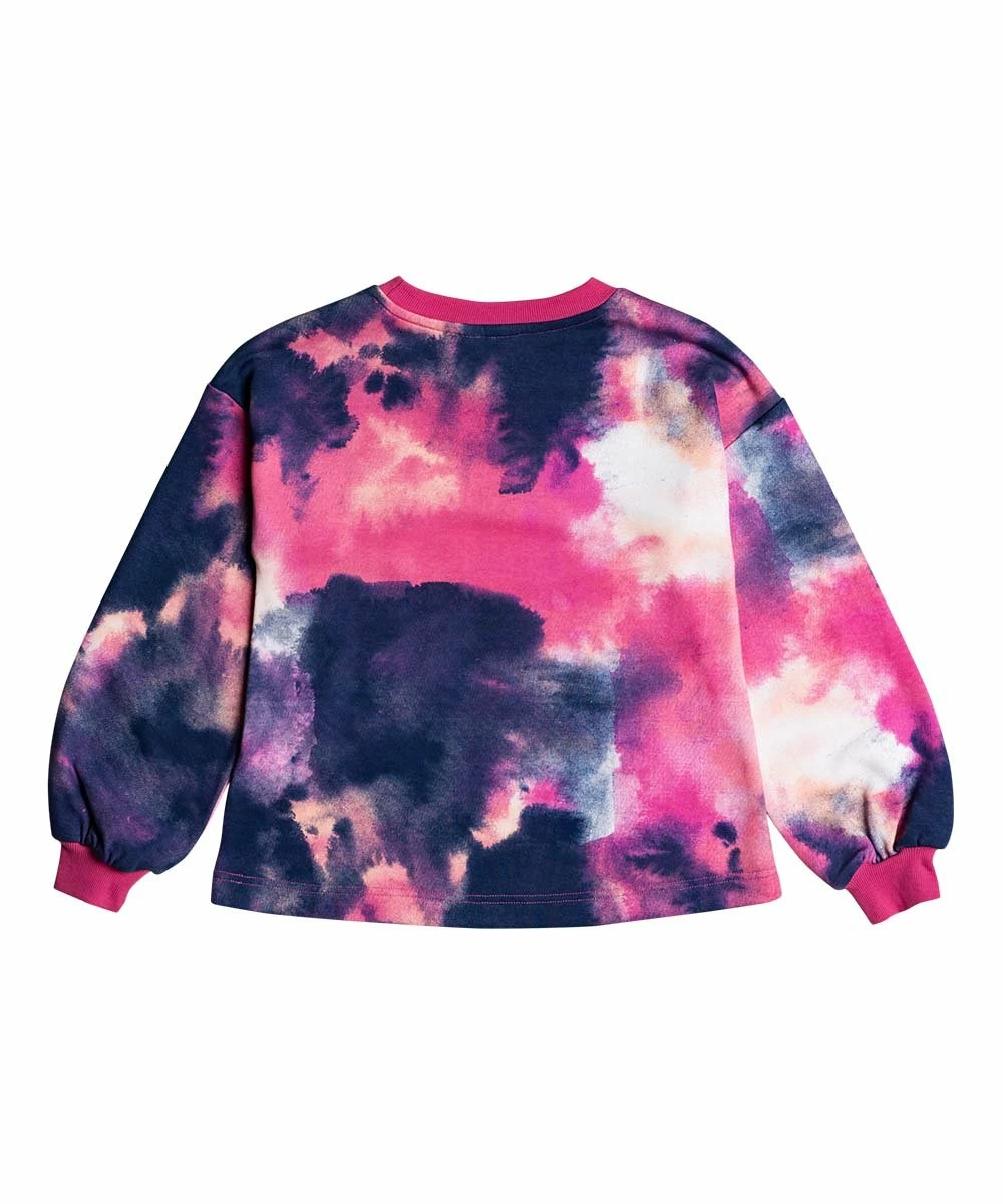 New ๐ฅ Roxy Pink Guava Tie-Dye After The Disco Bishop-Sleeve Sweatshirt - ๐ง Girls โ 2 New ๐ฅ Roxy Pink Guava Tie-Dye After The Disco Bishop-Sleeve Sweatshirt - ๐ง Girls โ - Image 2
