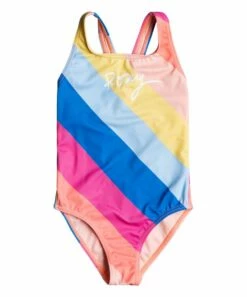 Top 10 ๐ Roxy Regatta Touch Of Rainbow Criss-Cross One-Piece - Toddler ๐งจ