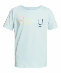Flash Sale 👍 Roxy Cool Blue Day & Night Organic Cotton Crewneck Tee - 👧 Girls 👍