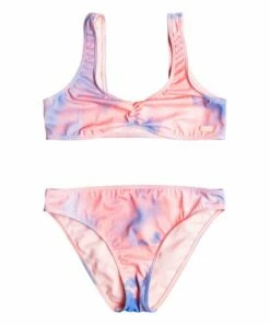 Cheapest โค๏ธ Roxy Tropical Peach Malibu Story Bralette ๐ Bikini - ๐ง Girls ๐ฅ