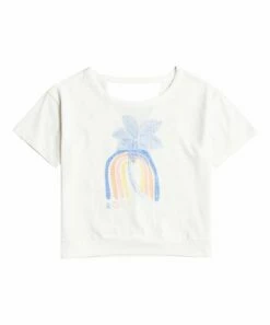 Budget ๐ Roxy Snow White Before The Storm V-Back Tee - ๐ง Girls ๐คฉ