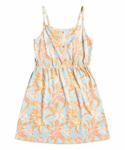 Promo โ Roxy Cool Blue Something Great Button-Front A-Line ๐ Dress - ๐ง Girls ๐