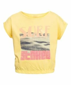 Outlet ๐ Roxy Sunshine Everything I Want Elasticated Crewneck Tee - ๐ง Girls ๐ฅฐ