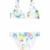 Cheap 😉 Roxy Bright White Good Romance V-Neck 👙 Bikini - 👧 Girls 😀
