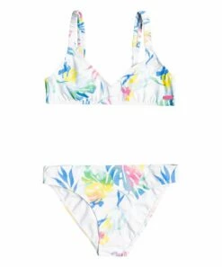Cheap ๐ Roxy Bright White Good Romance V-Neck ๐ Bikini - ๐ง Girls ๐