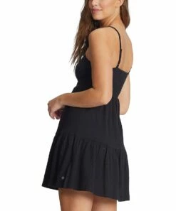 Best Sale 😍 Roxy Anthracite Button-Accent Sleeveless Beach Hangs Tiered 👗 Dress - Juniors 😉 8 Best Sale 😍 Roxy Anthracite Button-Accent Sleeveless Beach Hangs Tiered 👗 Dress - Juniors 😉 -Hot Sale Roxy Shop zu106632885 alt 2 tm1657032590