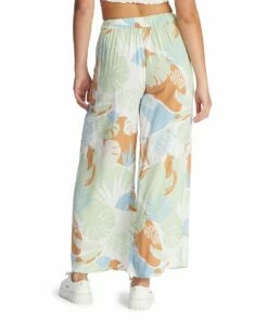 Outlet 👍 Roxy Bright White & Light Blue Floral Midnight Avenue Wide-Leg Pants - Juniors 🎉 7 Outlet 👍 Roxy Bright White & Light Blue Floral Midnight Avenue Wide-Leg Pants - Juniors 🎉 -Hot Sale Roxy Shop zu106632916 alt 2 tm1657032590